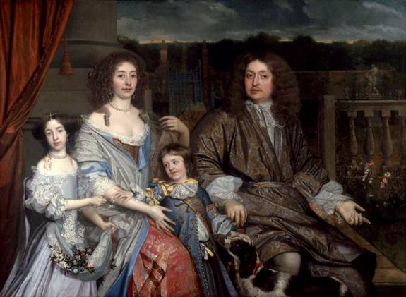 The Family of Sir Robert Vyner  ca. 1673  by John Michael Wright   1617-1694  National Portrait Gallery  London 5568